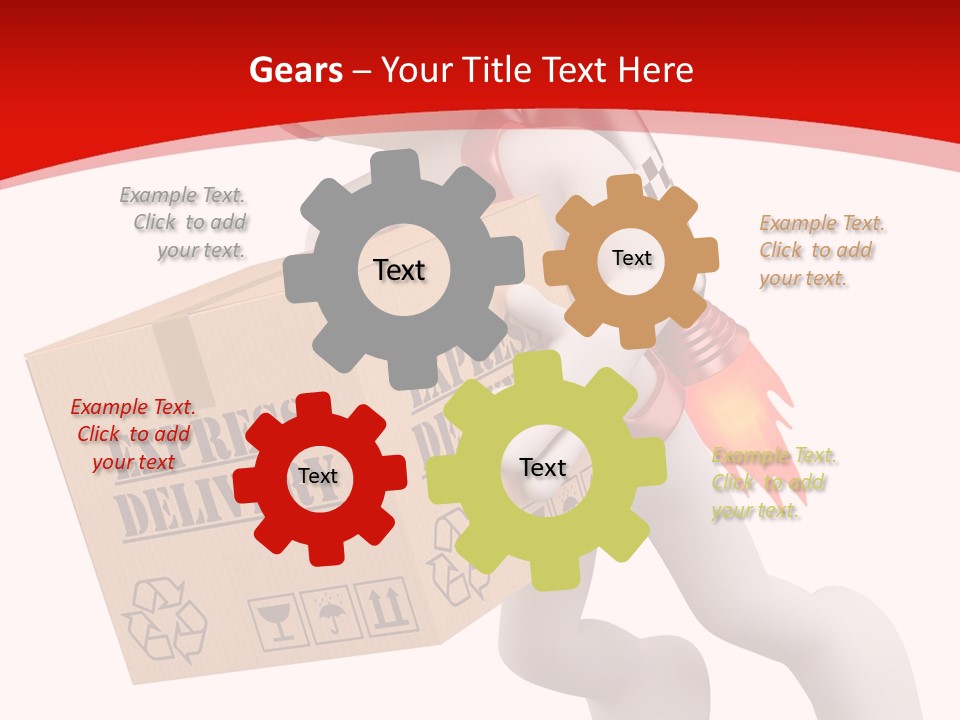 Courier Character Pack PowerPoint Template