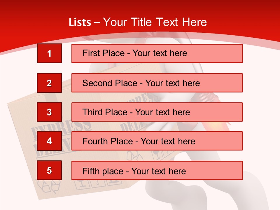 Courier Character Pack PowerPoint Template