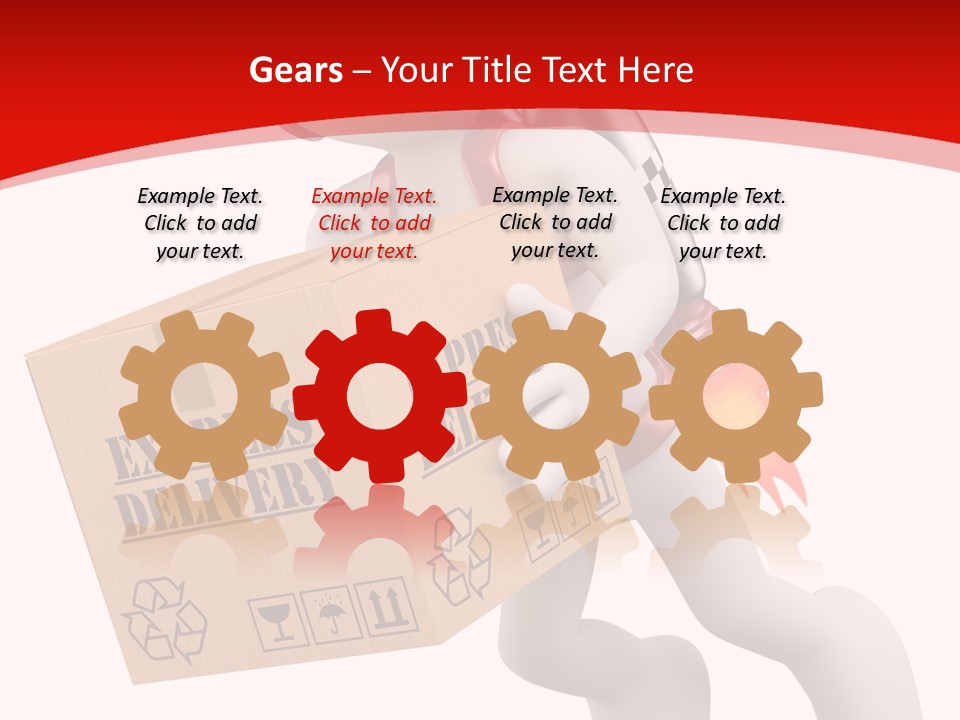 Courier Character Pack PowerPoint Template