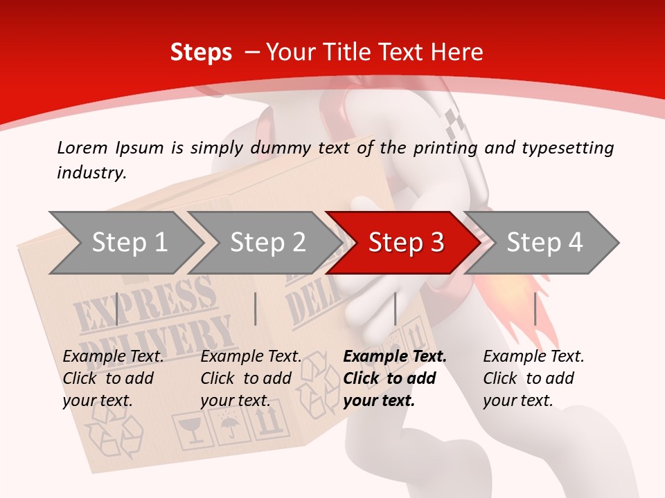 Courier Character Pack PowerPoint Template