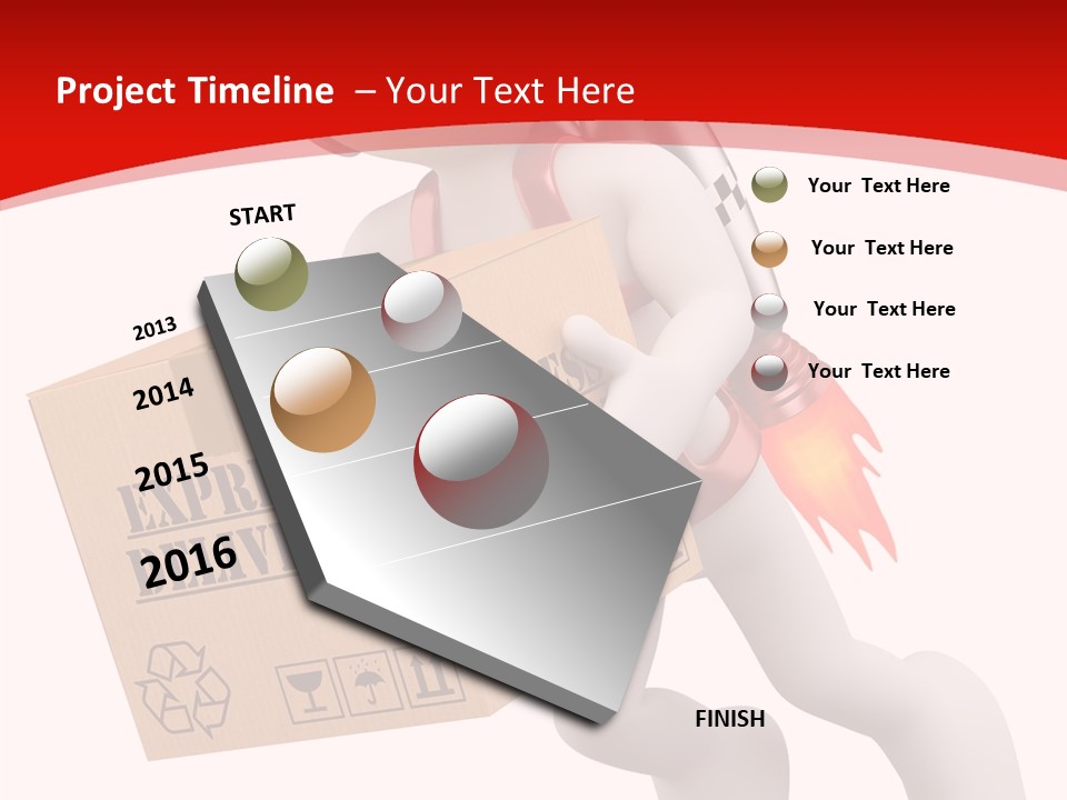 Courier Character Pack PowerPoint Template