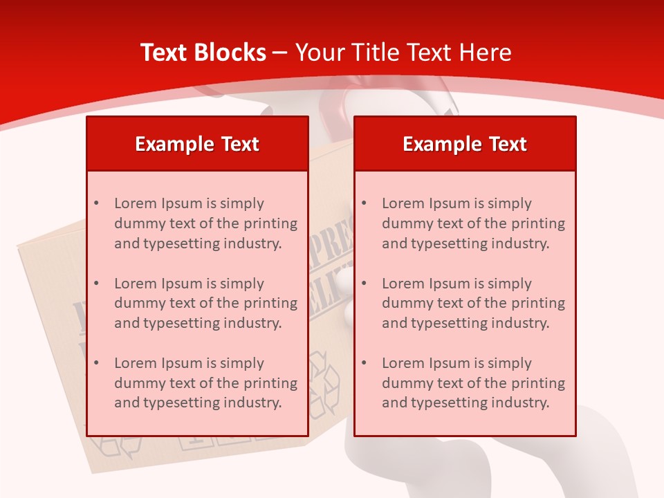 Courier Character Pack PowerPoint Template