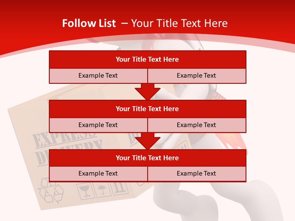 Courier Character Pack PowerPoint Template