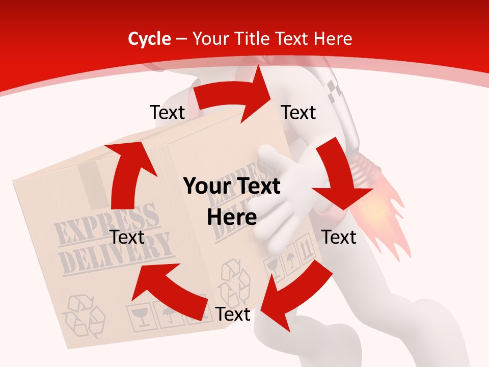 Courier Character Pack PowerPoint Template