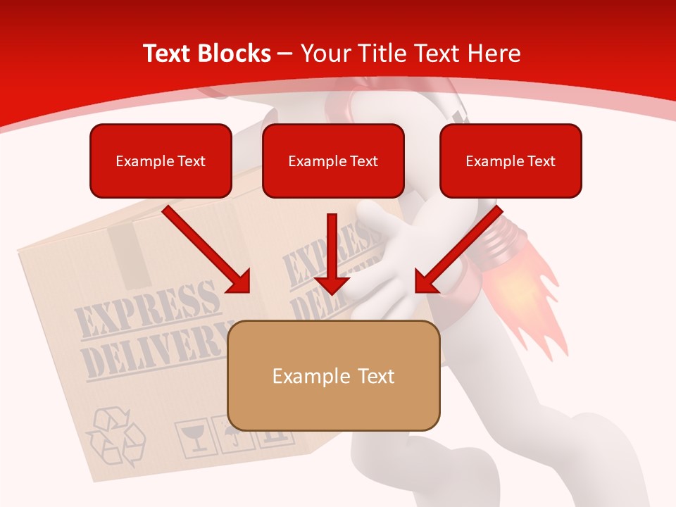 Courier Character Pack PowerPoint Template