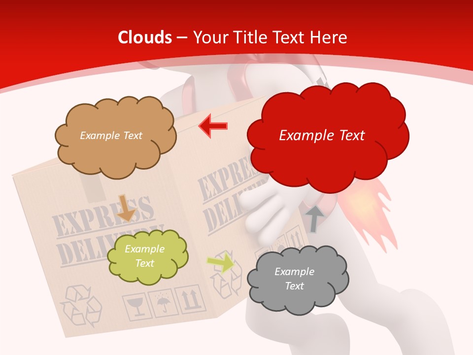 Courier Character Pack PowerPoint Template