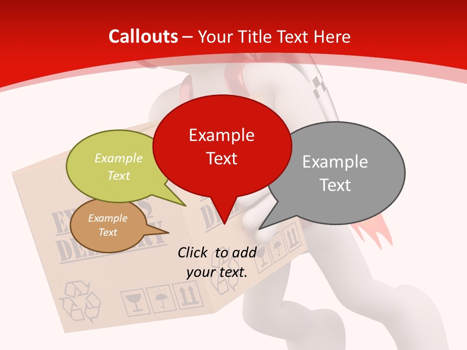 Courier Character Pack PowerPoint Template