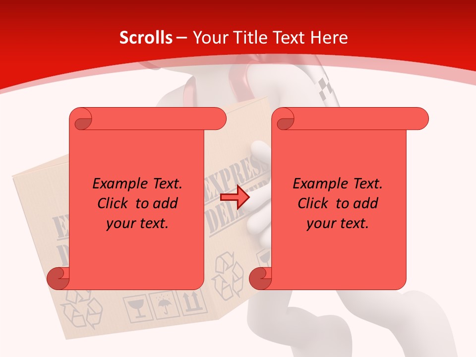Courier Character Pack PowerPoint Template