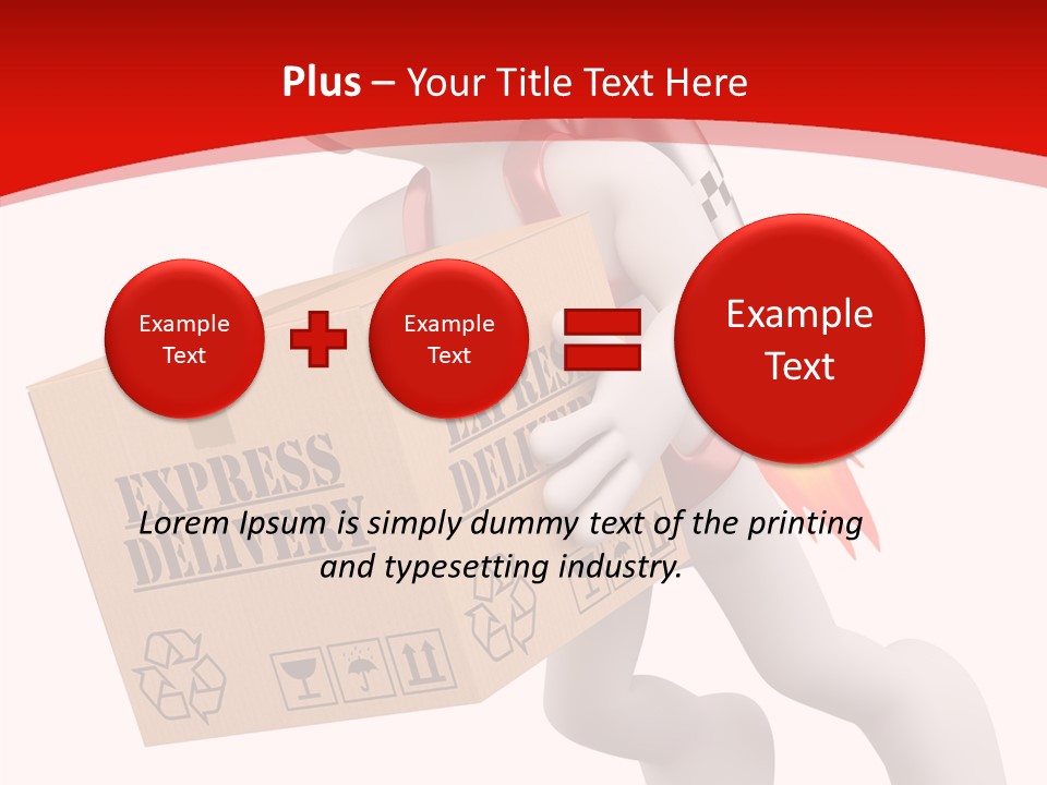 Courier Character Pack PowerPoint Template