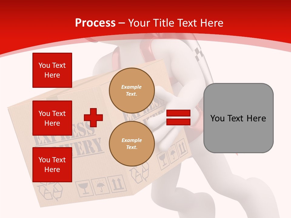 Courier Character Pack PowerPoint Template
