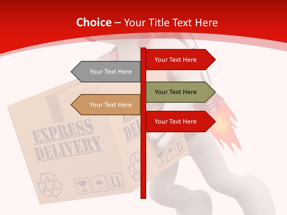 Courier Character Pack PowerPoint Template