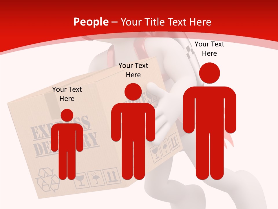 Courier Character Pack PowerPoint Template