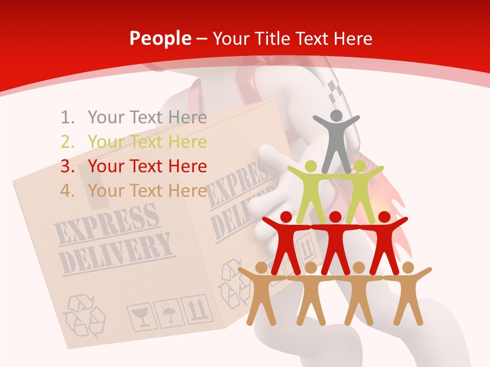 Courier Character Pack PowerPoint Template