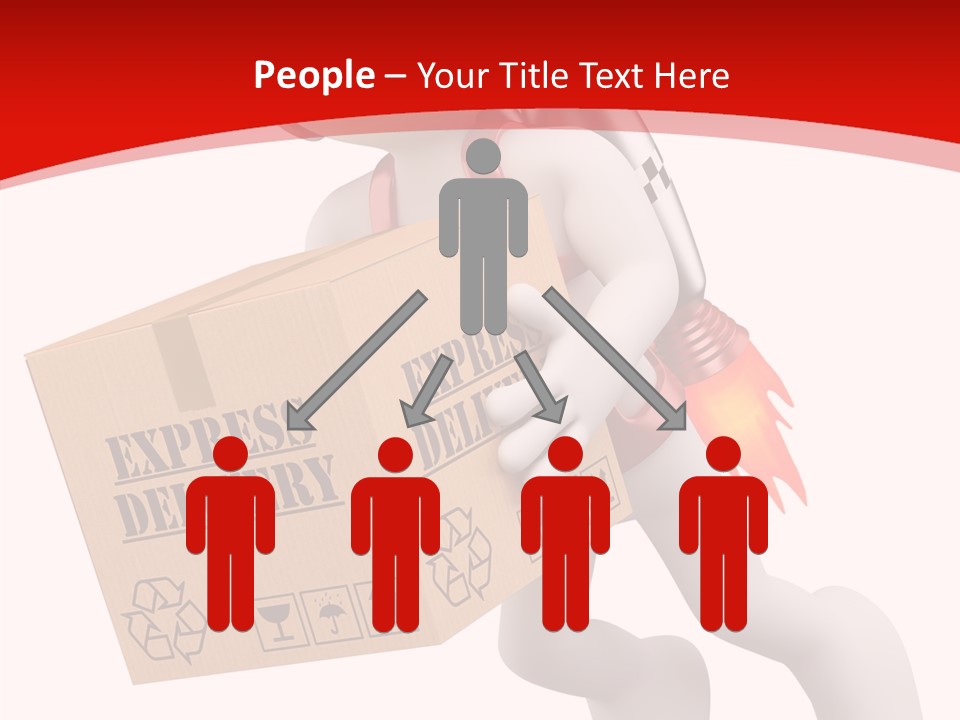 Courier Character Pack PowerPoint Template