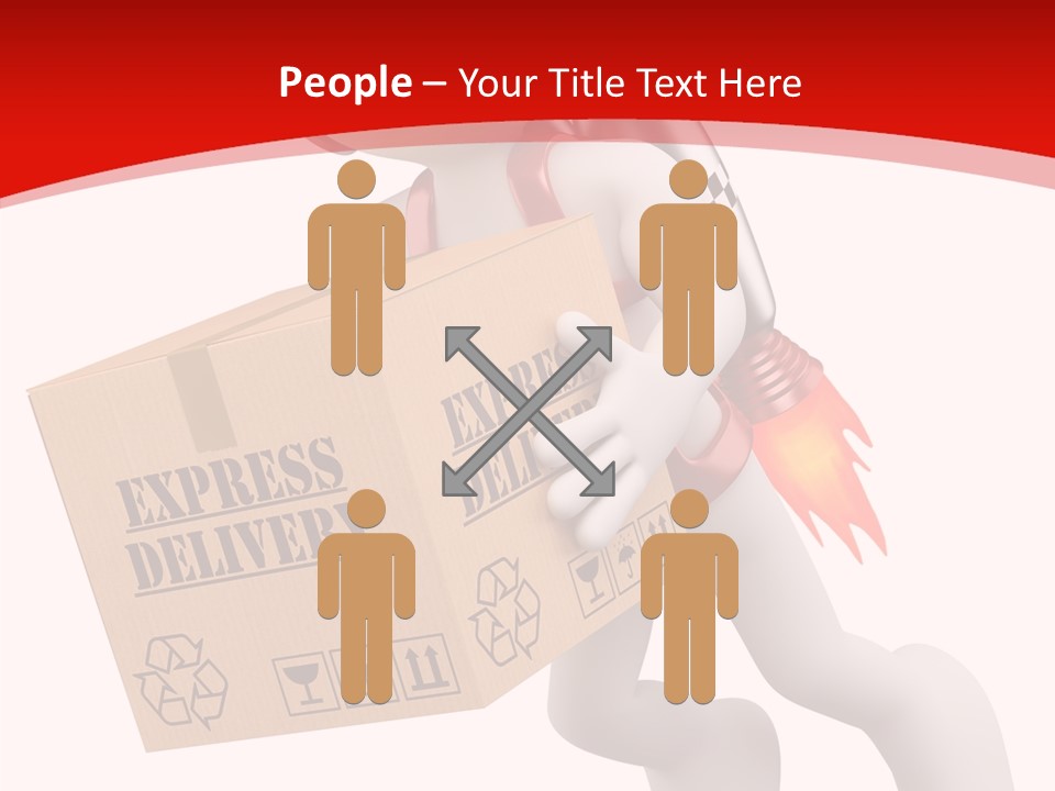 Courier Character Pack PowerPoint Template