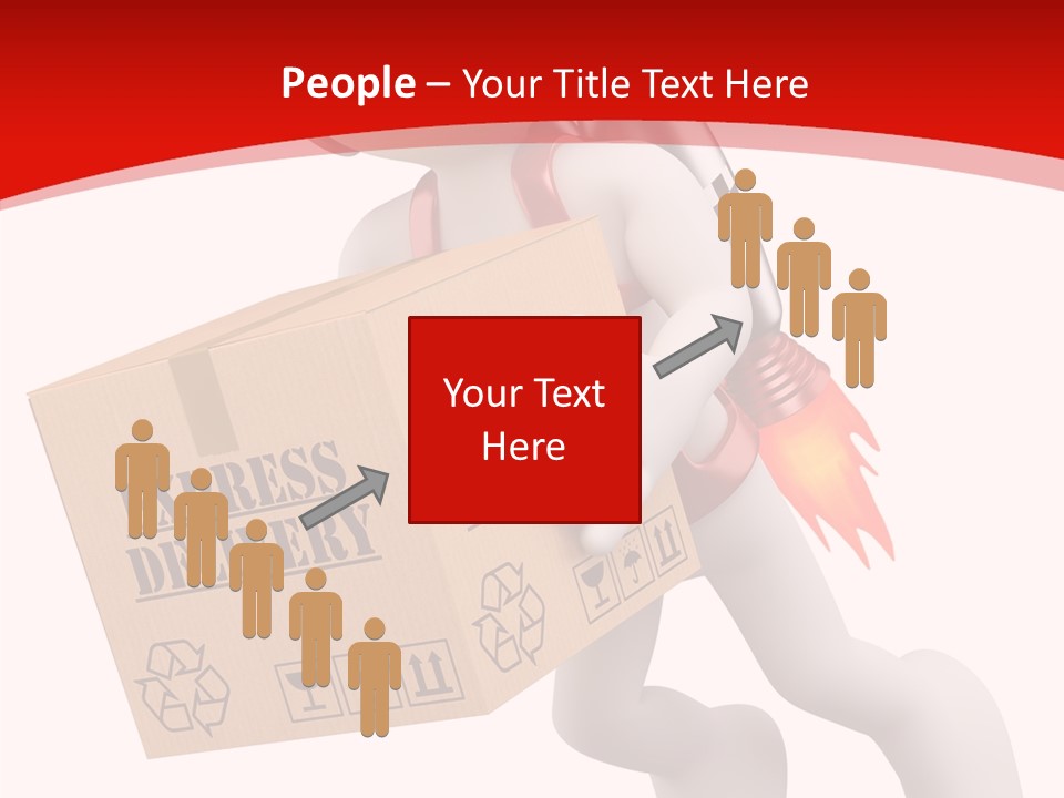 Courier Character Pack PowerPoint Template