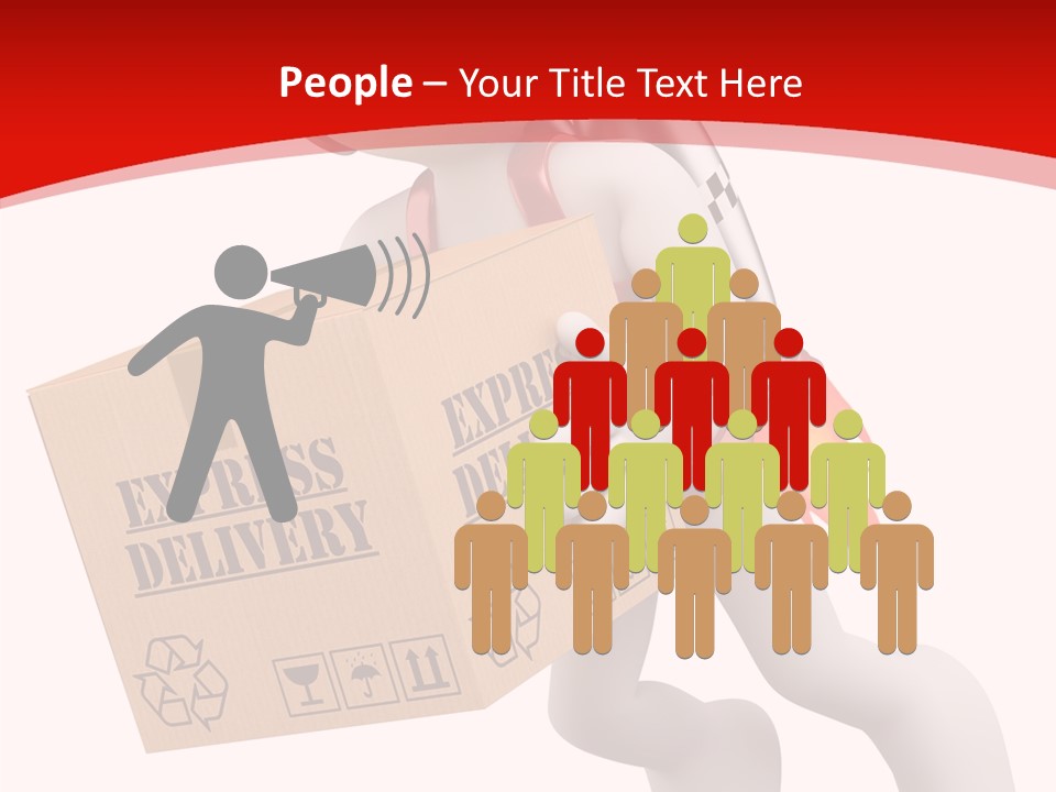 Courier Character Pack PowerPoint Template