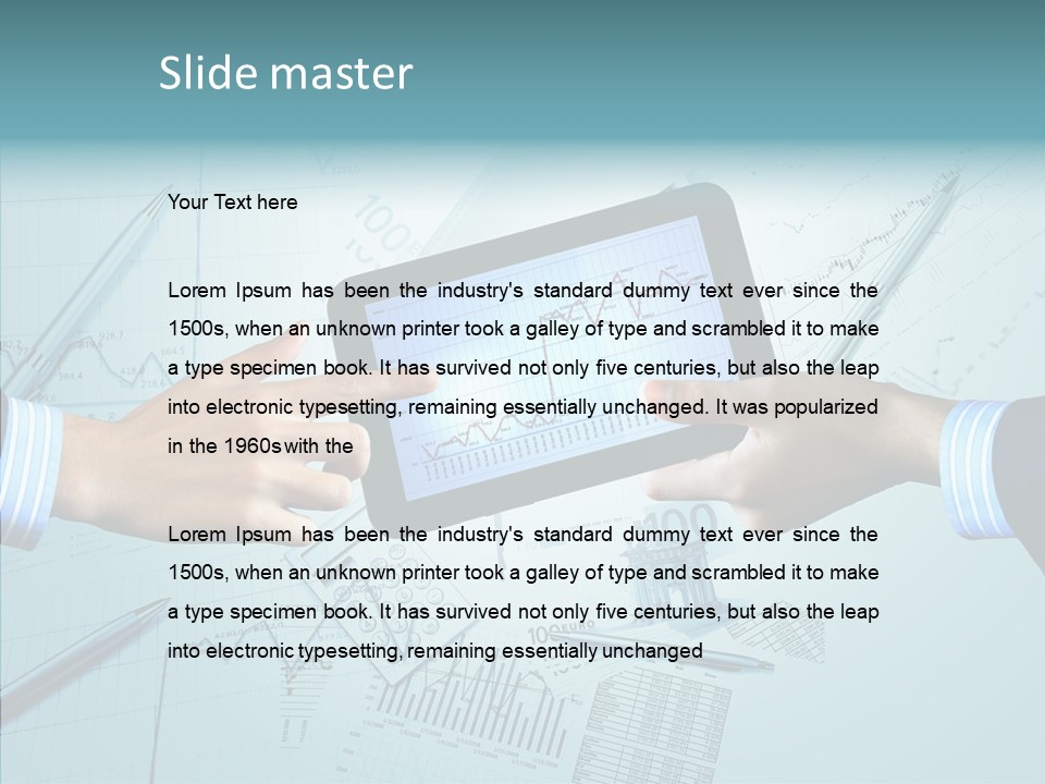 Finance Market Contemporary PowerPoint Template
