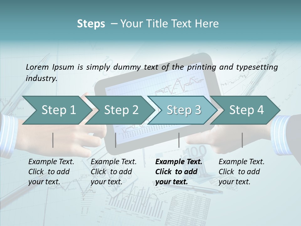 Finance Market Contemporary PowerPoint Template