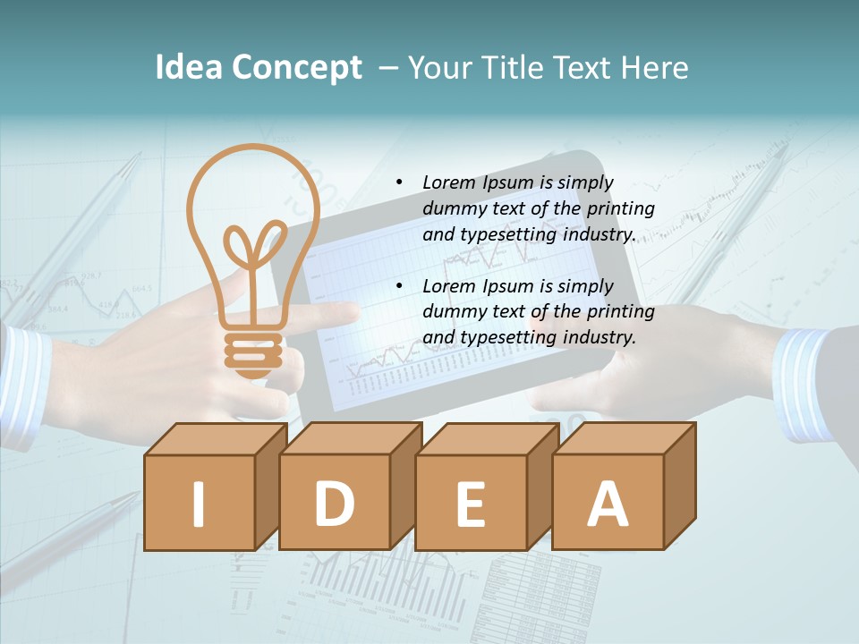 Finance Market Contemporary PowerPoint Template