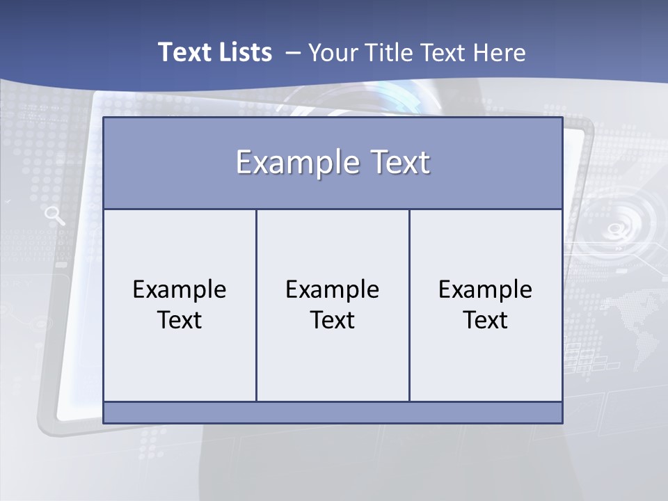 Press Touch Screen People PowerPoint Template