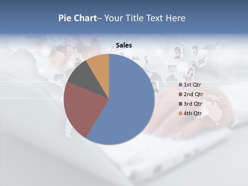 Icon Teamwork Link PowerPoint Template