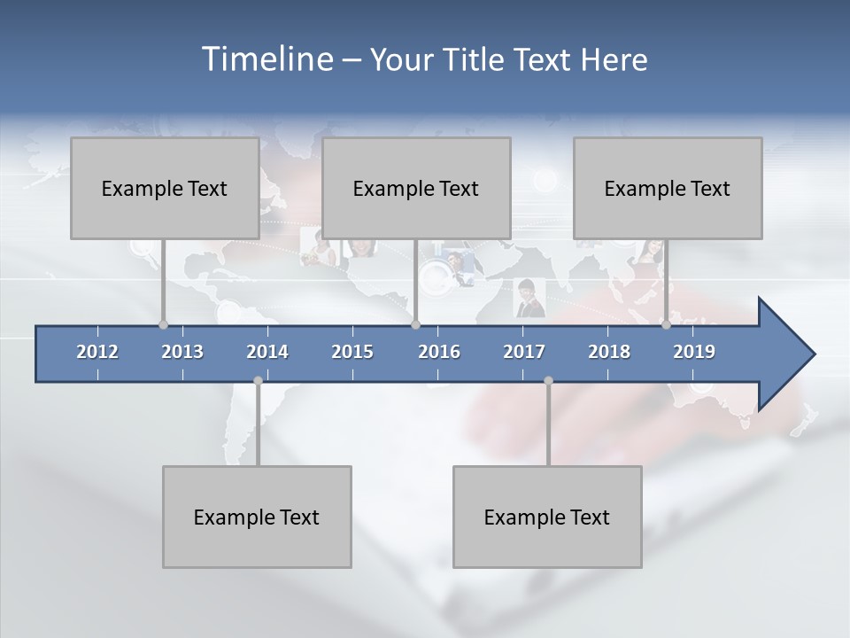 Icon Teamwork Link PowerPoint Template