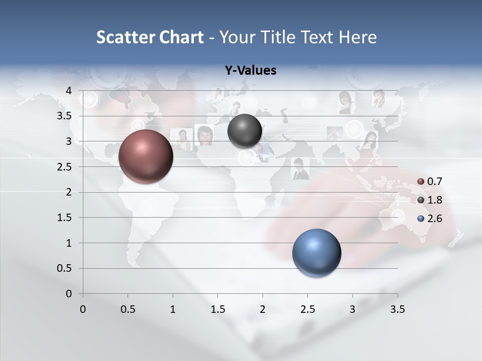 Icon Teamwork Link PowerPoint Template