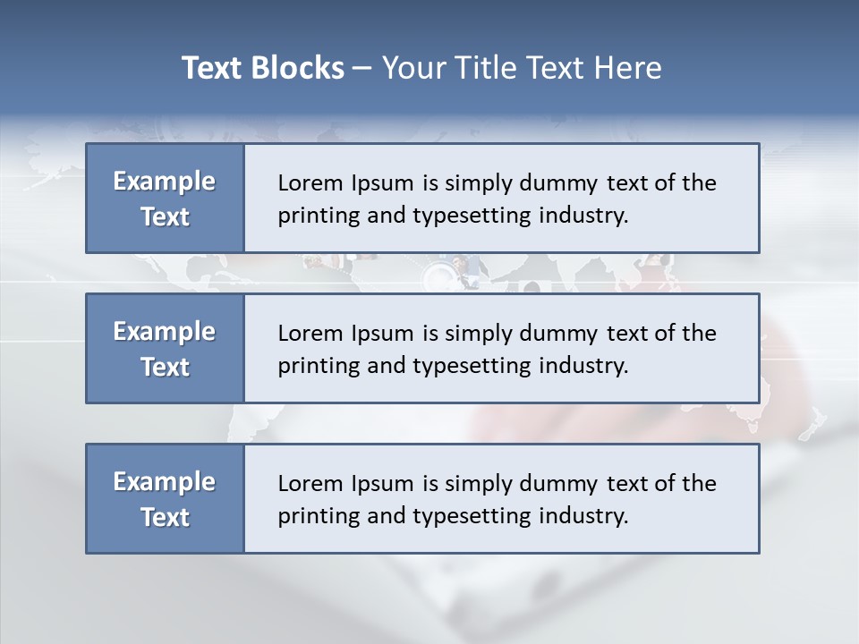 Icon Teamwork Link PowerPoint Template