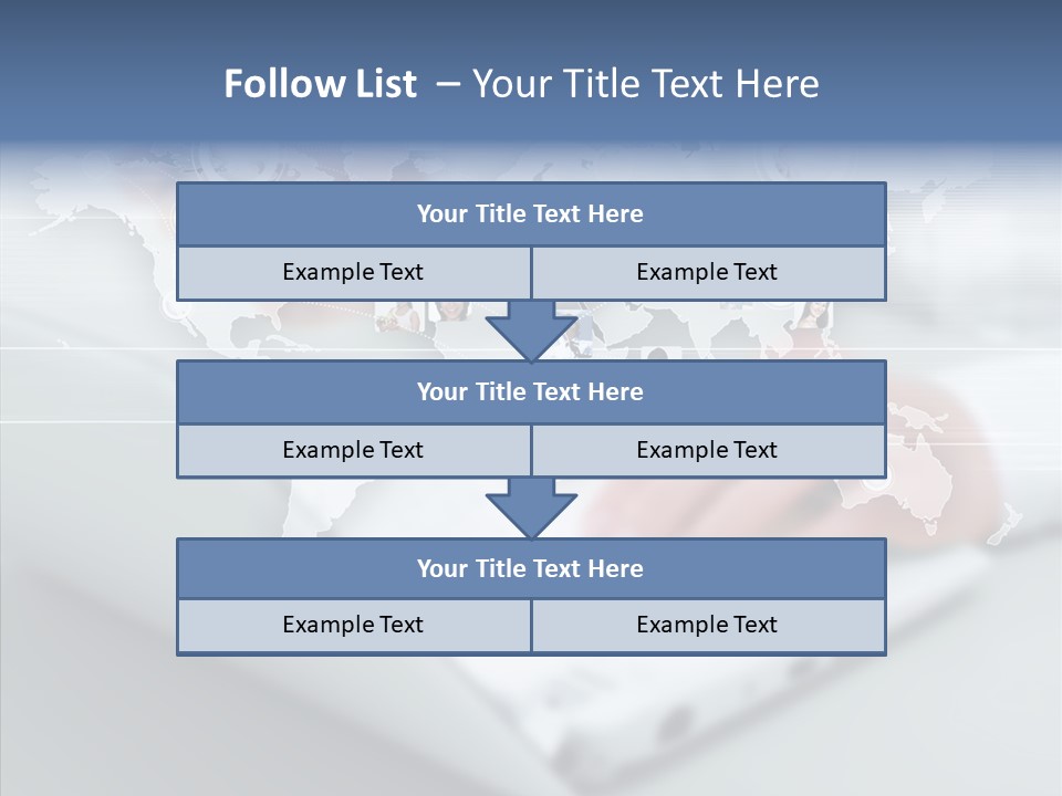 Icon Teamwork Link PowerPoint Template