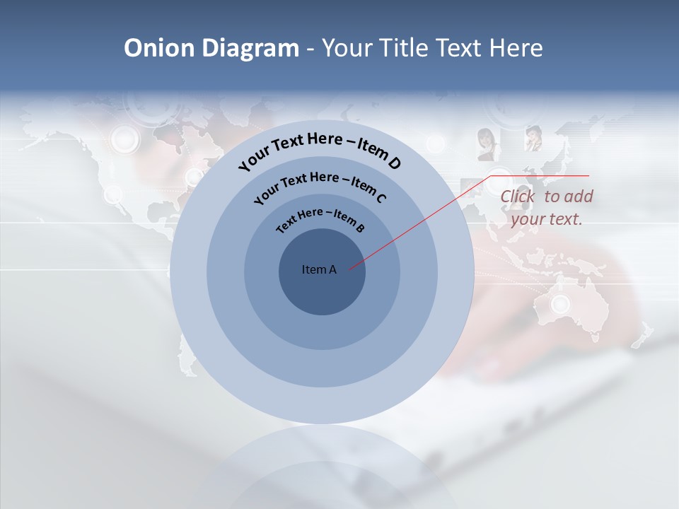 Icon Teamwork Link PowerPoint Template