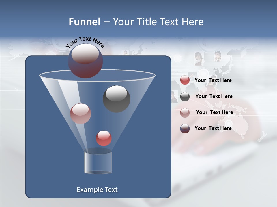 Icon Teamwork Link PowerPoint Template