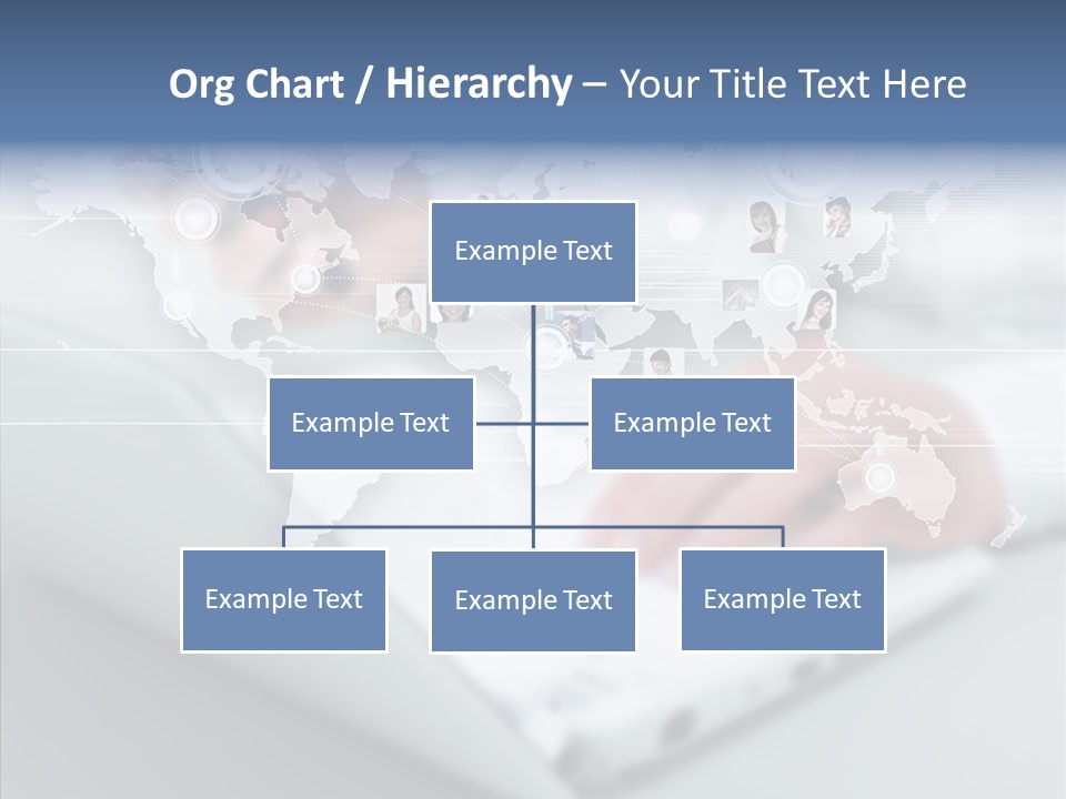 Icon Teamwork Link PowerPoint Template