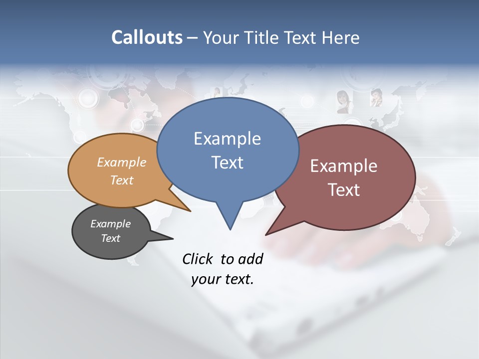 Icon Teamwork Link PowerPoint Template