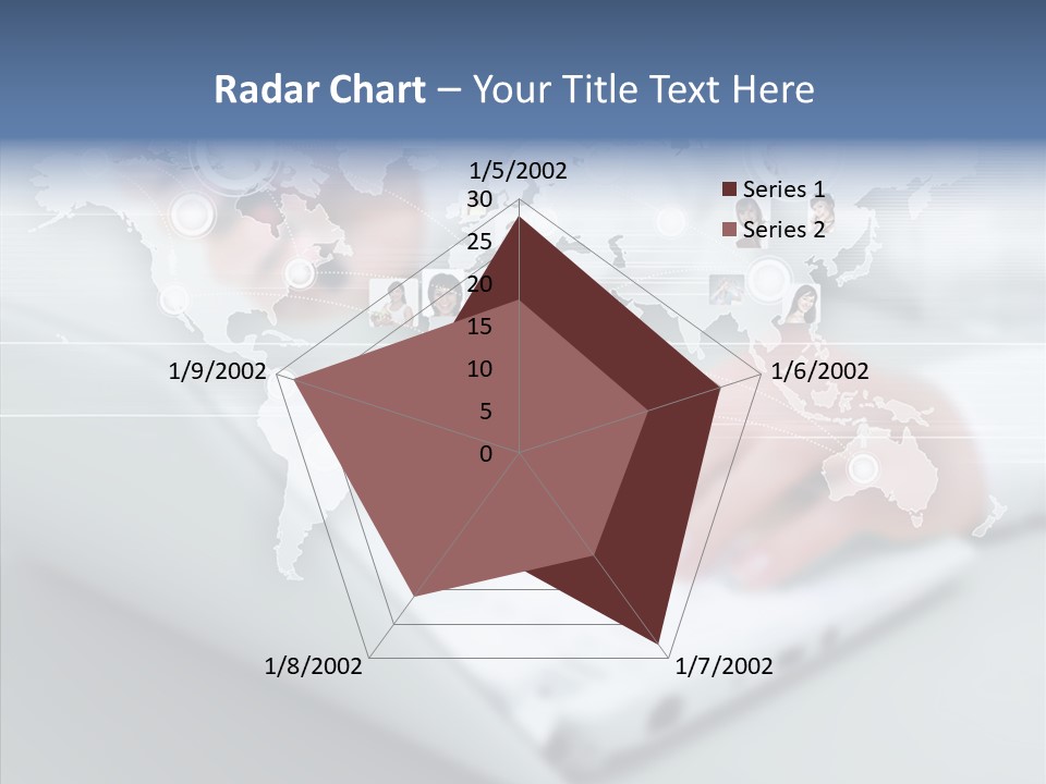 Icon Teamwork Link PowerPoint Template
