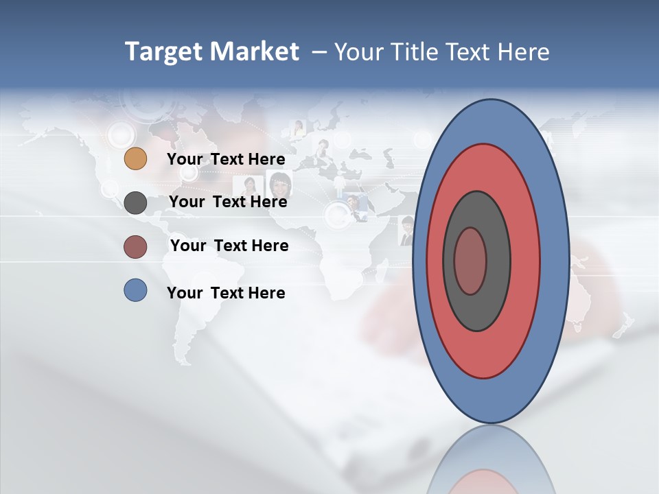 Icon Teamwork Link PowerPoint Template