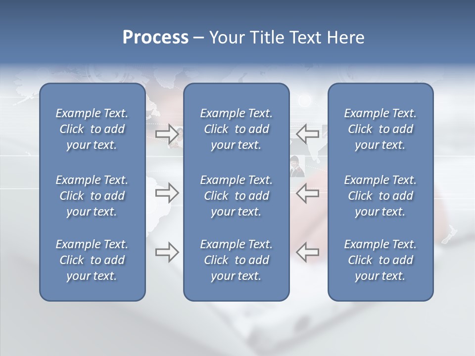 Icon Teamwork Link PowerPoint Template