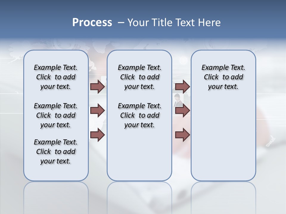 Icon Teamwork Link PowerPoint Template