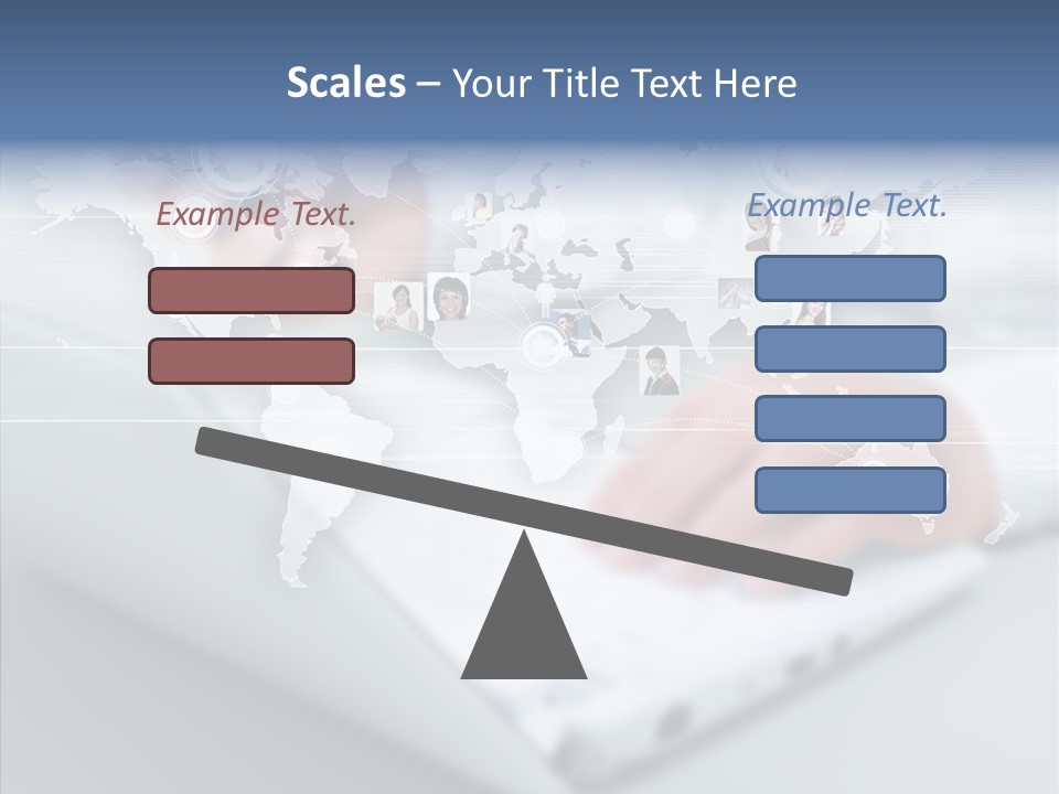 Icon Teamwork Link PowerPoint Template