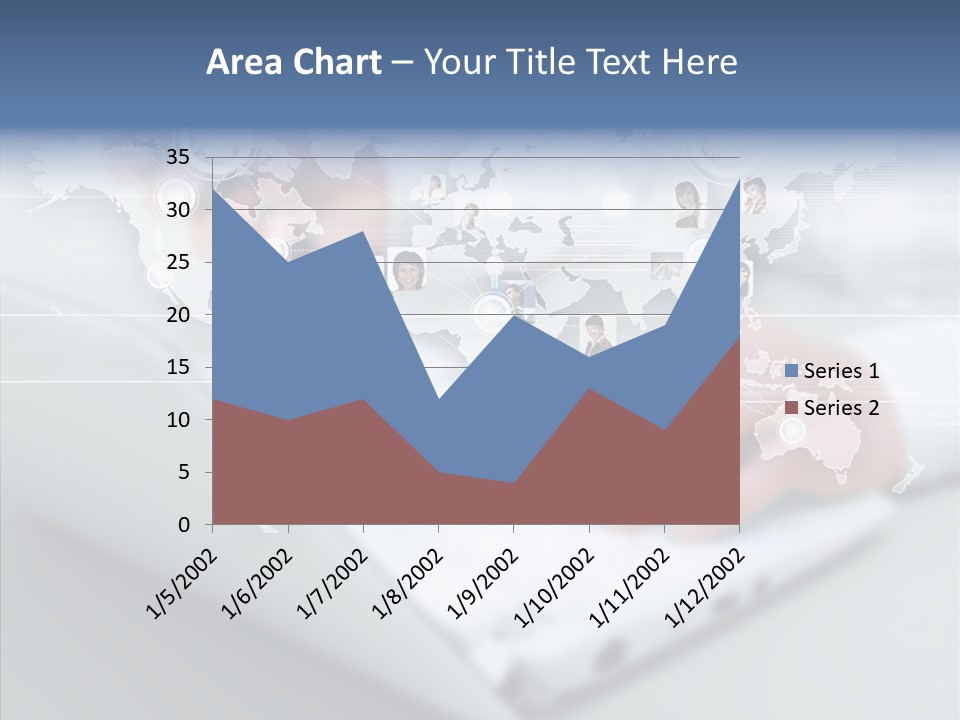 Icon Teamwork Link PowerPoint Template