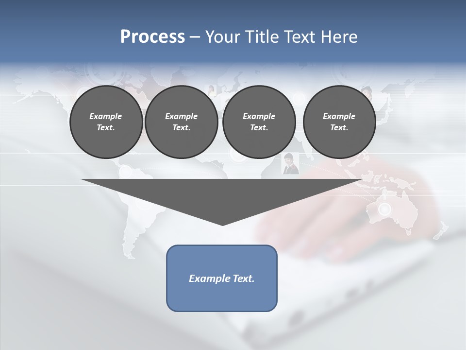 Icon Teamwork Link PowerPoint Template