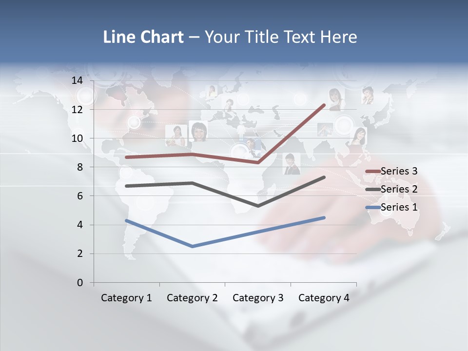 Icon Teamwork Link PowerPoint Template
