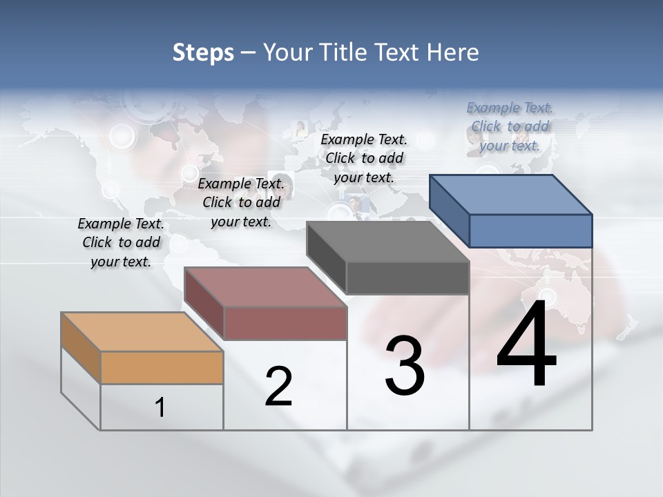Icon Teamwork Link PowerPoint Template