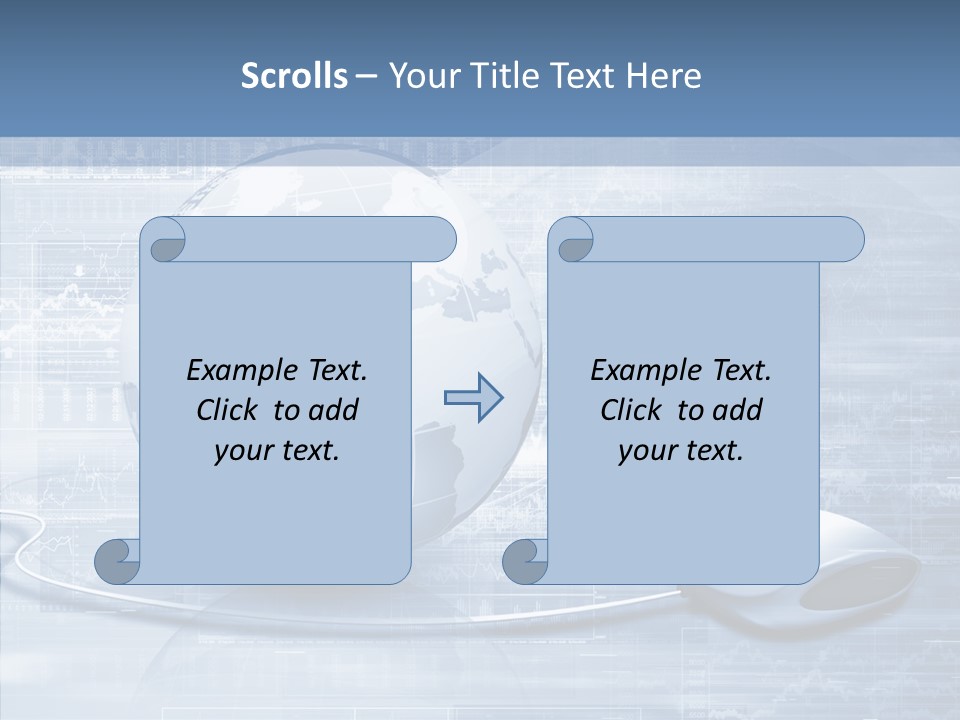 Science Arrow Transfer PowerPoint Template