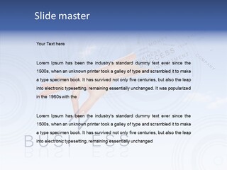 Newspaper Text Nobody PowerPoint Template