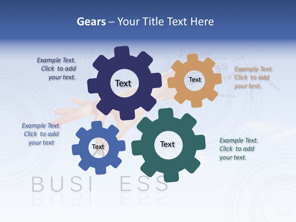 Newspaper Text Nobody PowerPoint Template