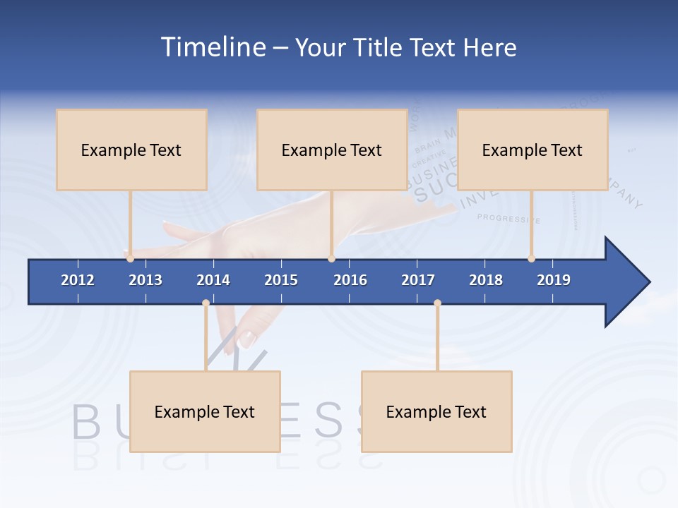 Newspaper Text Nobody PowerPoint Template