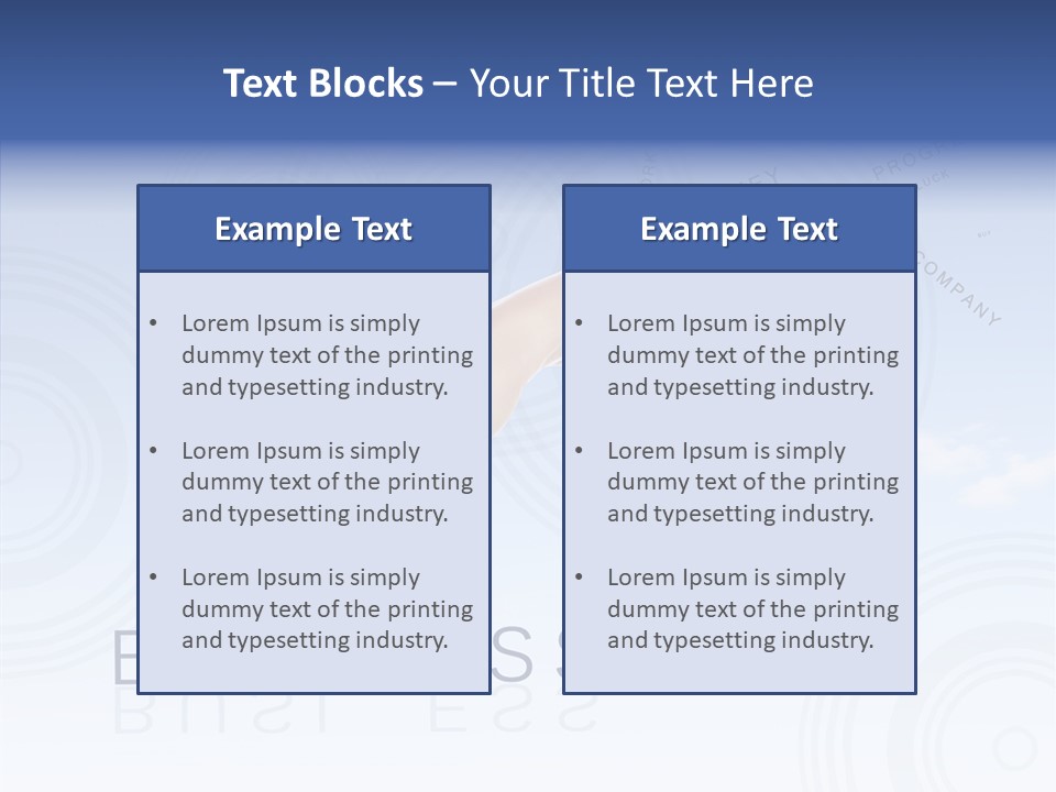 Newspaper Text Nobody PowerPoint Template