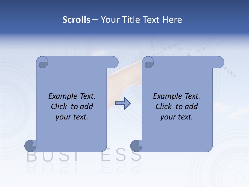 Newspaper Text Nobody PowerPoint Template