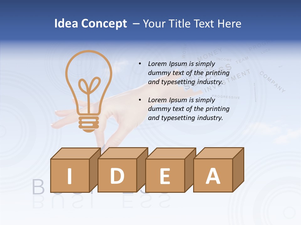 Newspaper Text Nobody PowerPoint Template